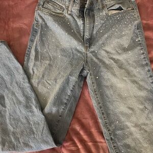 Universal Thread Blue Jeans with Rhinestones